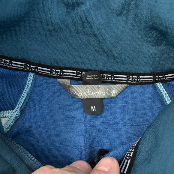 Smartwool PhD HyFi Full Zip Jacket Deep Sea Teal Women’s - Picture 4 of 6